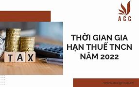 Thời Hạn Làm Hoàn Thuế Tncn 2022