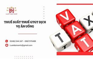 Thuế Gtgt Của Dịch Vụ Ăn Uống